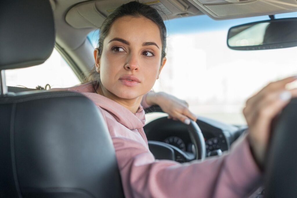 How does harsh braking impact vehicle control?