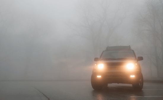 Fog Requires Clear and Controlled Lighting